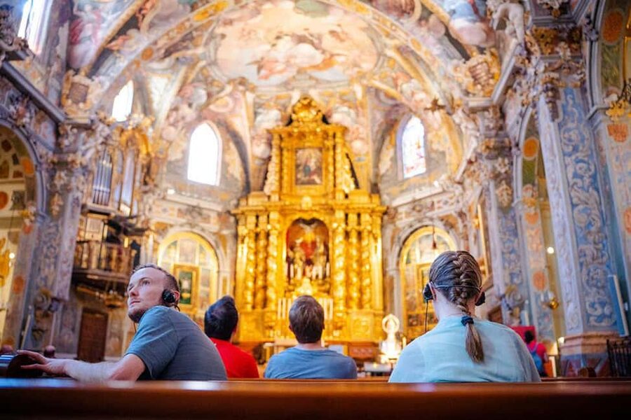 Valencia: San Nicolas Church Entry Ticket - Studying the frescoed vaults