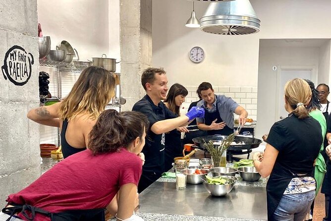 Valencian paella cooking class, tapas and visit to Ruzafa market. - Making sangria before the paella