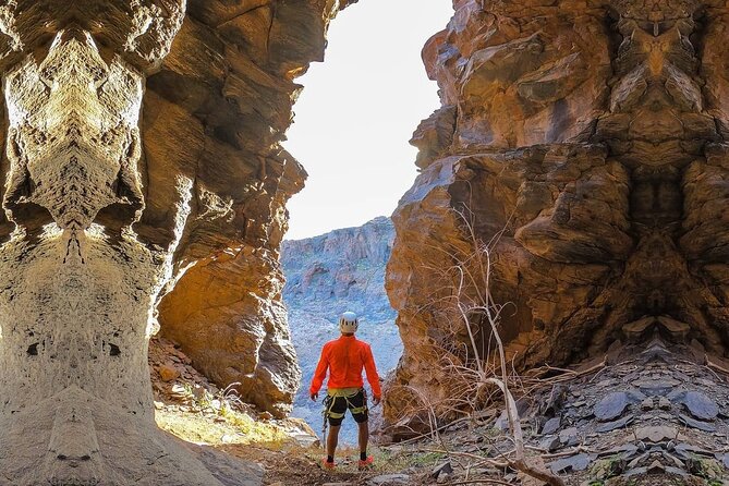 Via Ferrata in Gran Canaria. Vertical adventure park. Small groups - The safety talk and first climbing sections