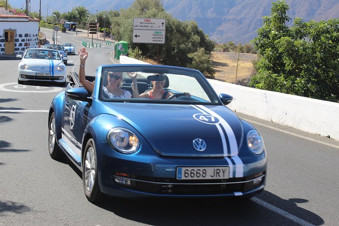 Vw Beetle Convertible Island tour Discover the island on a different way - Mirador El Guriete and wide mountain views