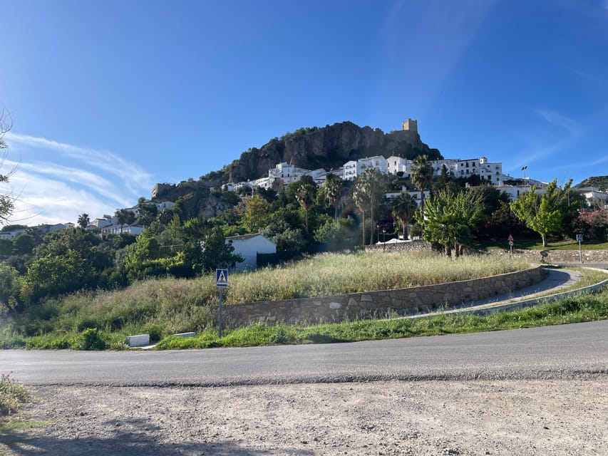 White Villages and Ronda Day Trip from Seville - Zahara de la Sierra, a white village above the hills